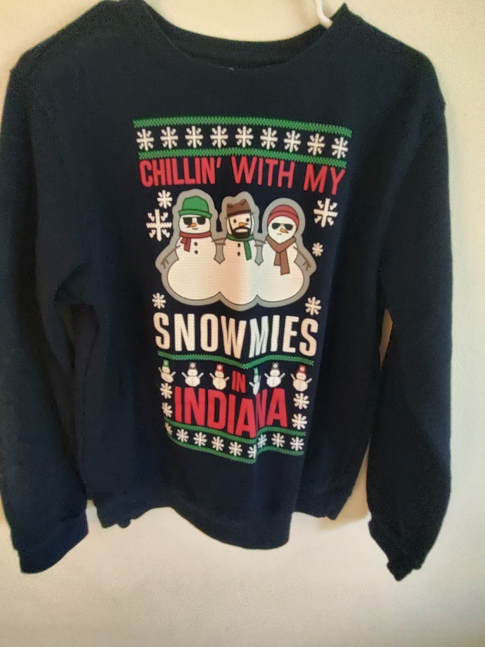 Home Free Band "Chillin' With My Snowmies in Indiana" Holiday Sweatshirt